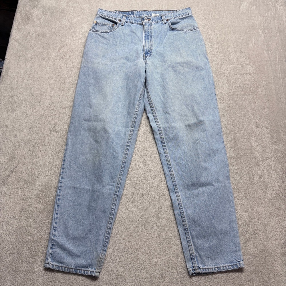 Vintage Y2K Levis 560 Loose Fit Tapered Leg Jeans Light Wash Made in‎ USA 34x32